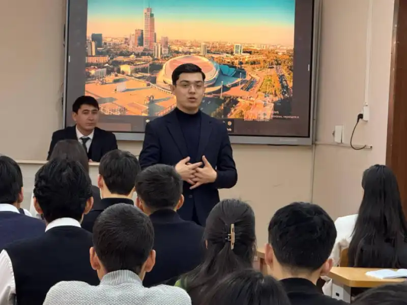 ​Meeting with students of KSU on the topic of financial literacy