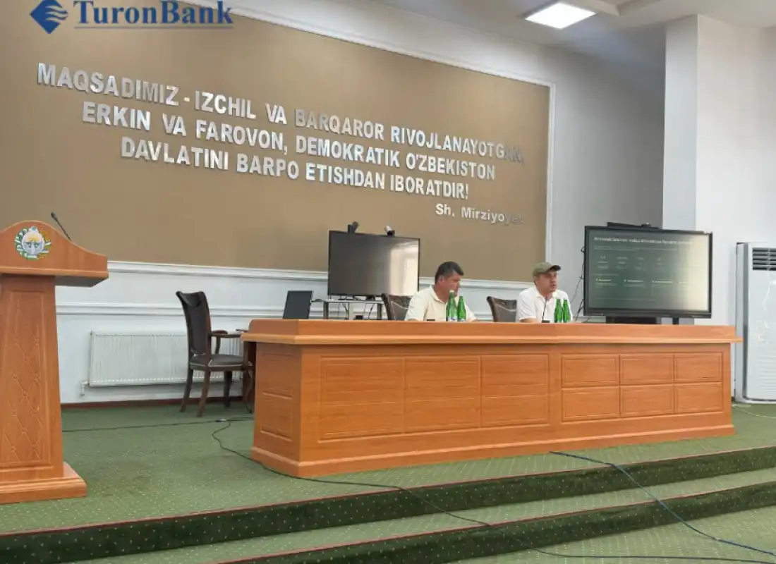 Заместитель Председателя Правления ТуронБанка провел встречу с банкирами махаллей, помощниками агентов махалли и помощниками хокима в Касансайском районе Наманганской области.