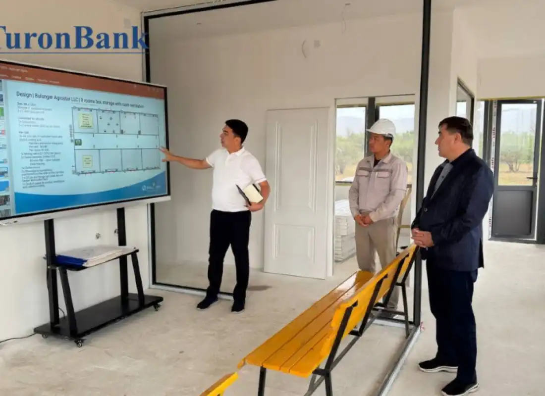 "Turonbank" ATB Boshqaruv Raisi va Bulung‘ur tumani hokimi qishloq xo‘jaligi loyihalarini ko‘zdan kechirdi
