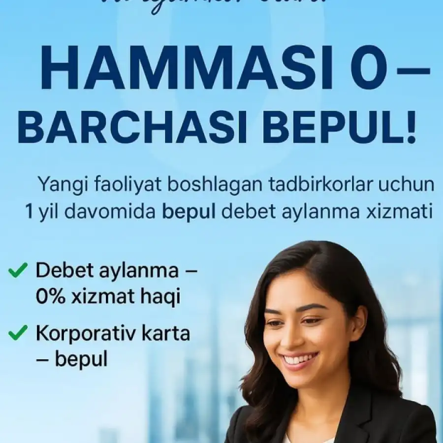 "Hammasi 0" promotion has been launched!