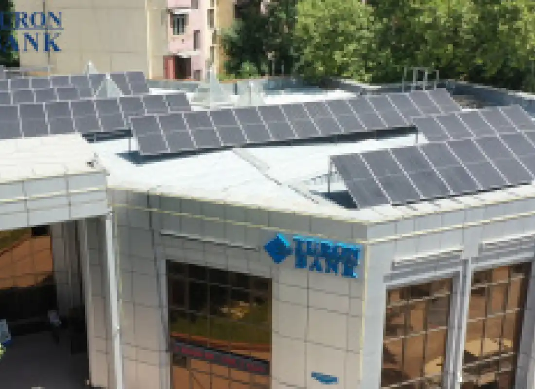 Туронбанкнинг барча офислари қуёш панеллари билан тўлиқ қопланганлиги ҳақида мақола чоп этилди