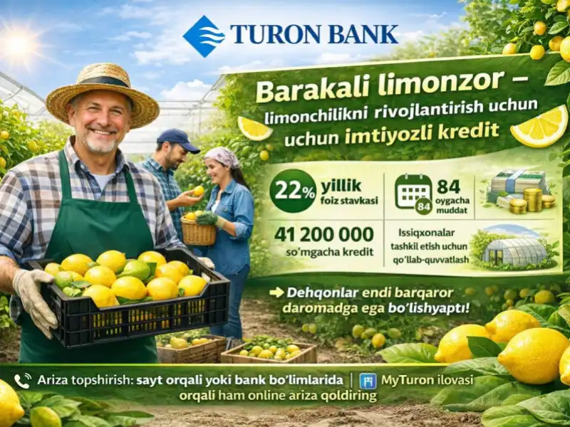LIMONCHILIK - DAROMADLI TANLOV!