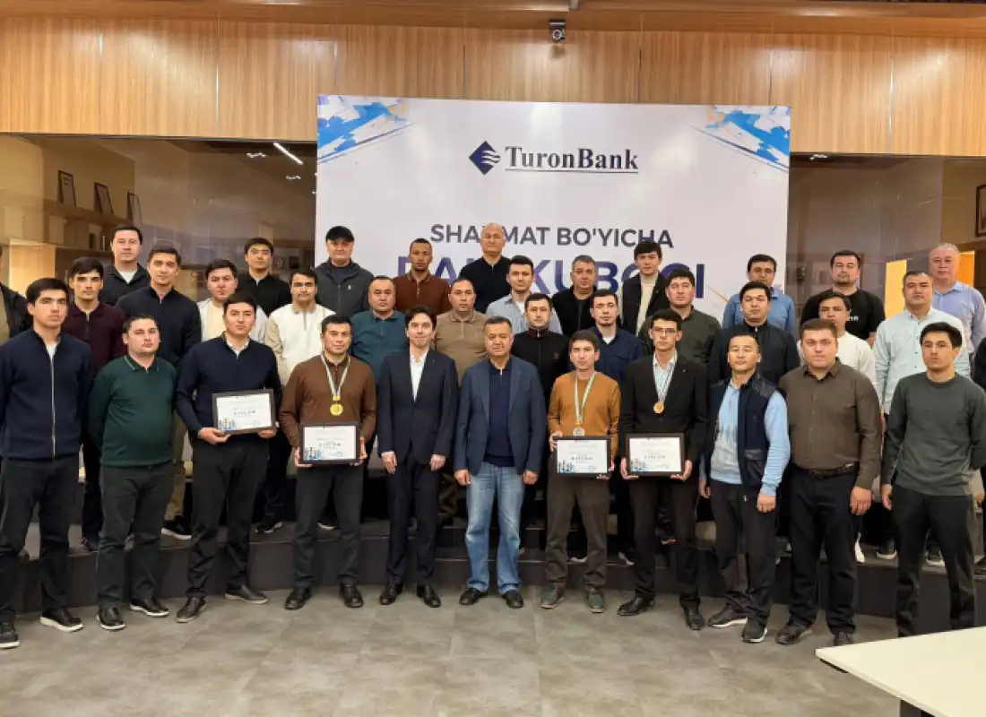 “Turonbank“ ATBda shaxmat bo‘yicha “Rais kubogi — 2025” musobaqasi bo‘lib o‘tdi!