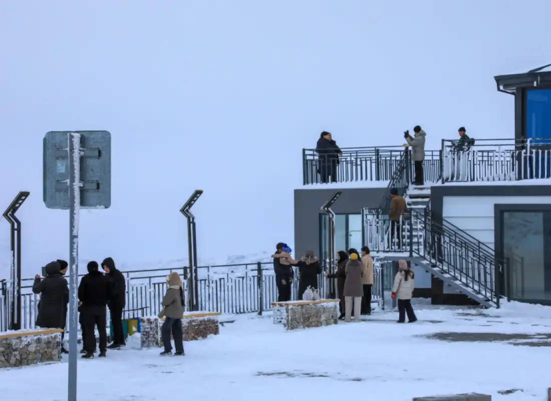 Turonbank ko‘magida barpo etilgan maskan - qishda yanada betakror!