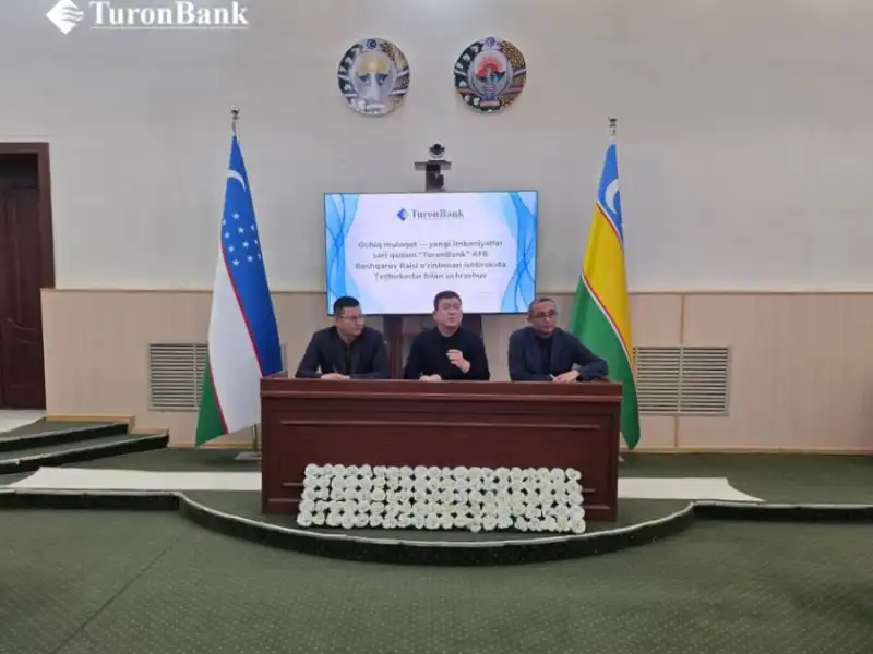 Shumanayda biznes uchun moliyaviy imkoniyatlar muhokamasi